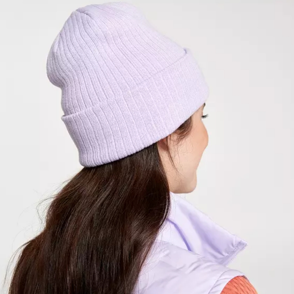 CALIA Lilac Ribbed Beanie - Picture 5 of 5